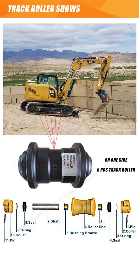 mini excavator undercarriage rollers|mini excavator tracks.